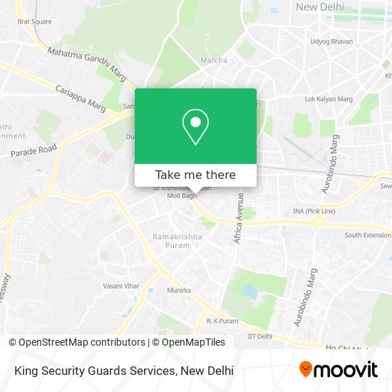 King Security Guards Services map