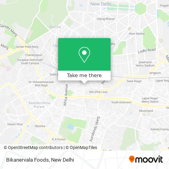 Bikanervala Foods map