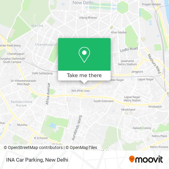 INA Car Parking map