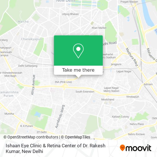 Ishaan Eye Clinic & Retina Center of Dr. Rakesh Kumar map