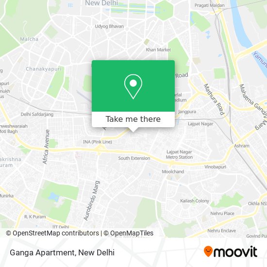 Ganga Apartment map