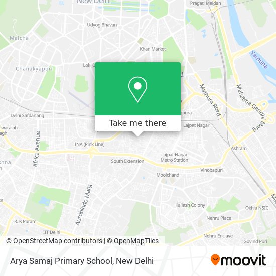Arya Samaj Primary School map