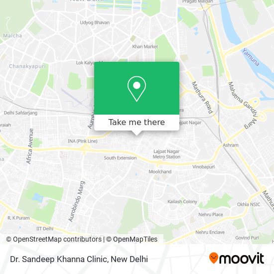 Dr. Sandeep Khanna Clinic map