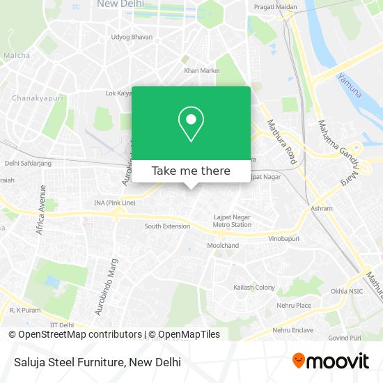 Saluja Steel Furniture map