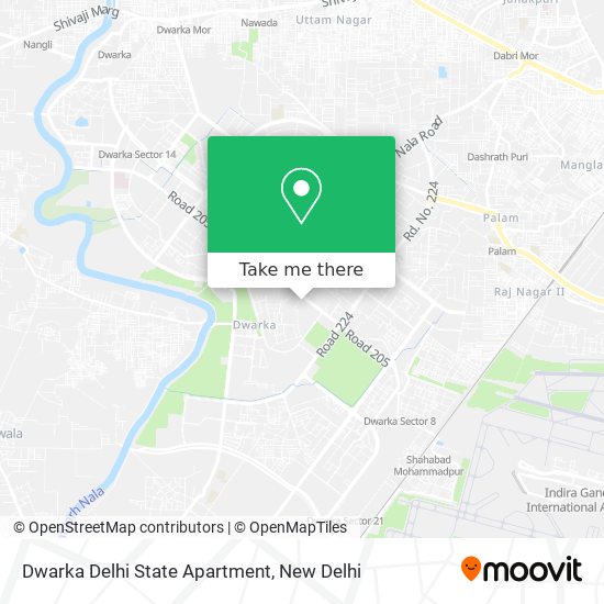 Dwarka Delhi State Apartment map