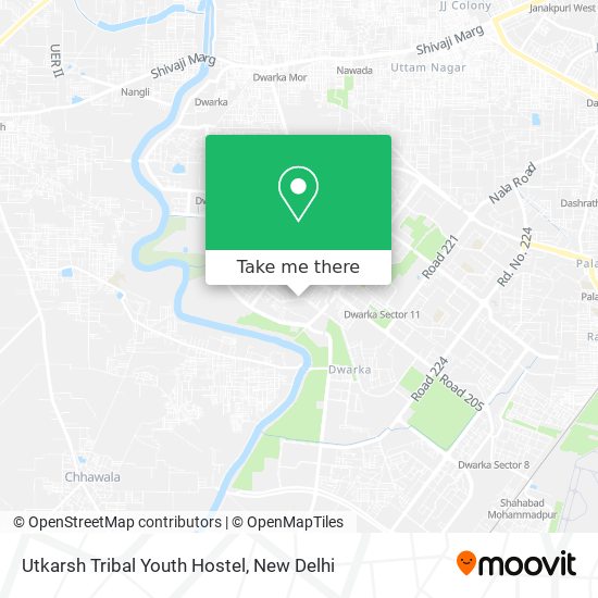 Utkarsh Tribal Youth Hostel map