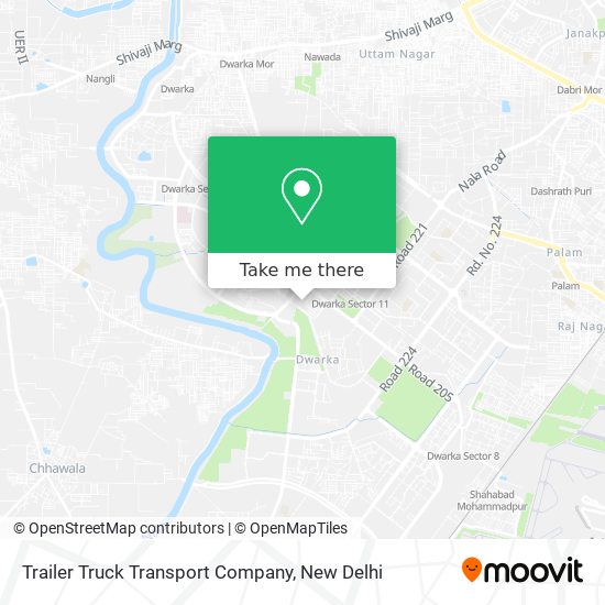 Trailer Truck Transport Company map