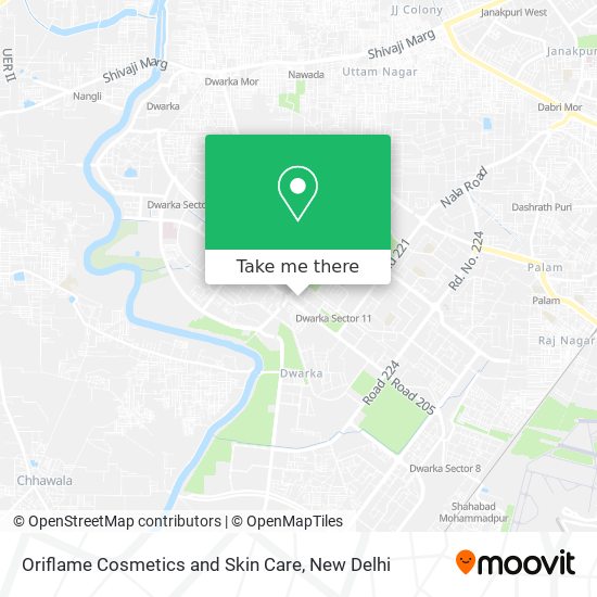 Oriflame Cosmetics and Skin Care map