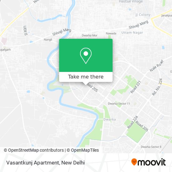 Vasantkunj Apartment map