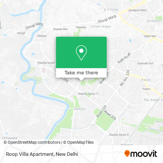 Roop Villa Apartment map