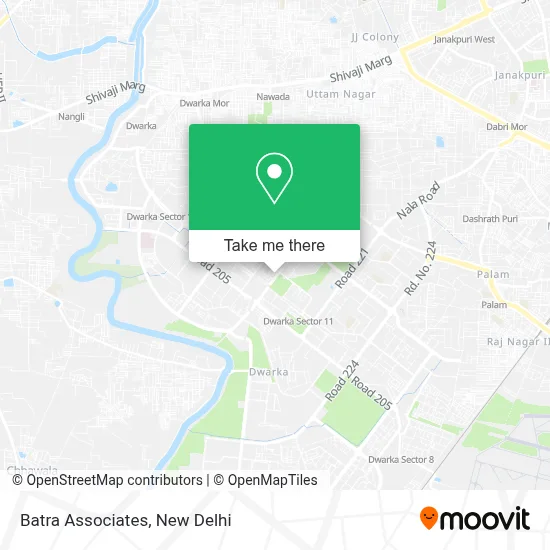 Batra Associates map