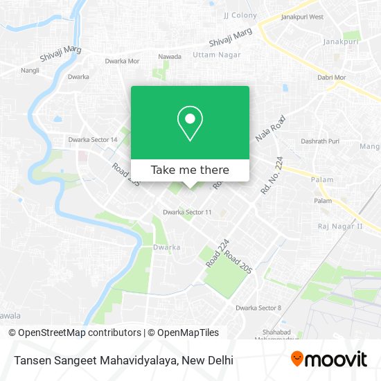 Tansen Sangeet Mahavidyalaya map