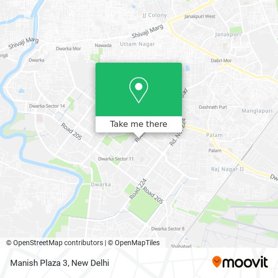 Manish Plaza 3 map