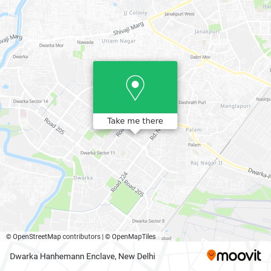 Dwarka Hanhemann Enclave map