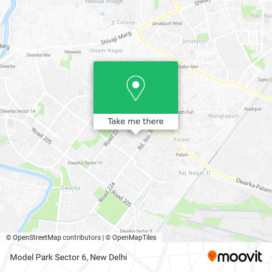 Model Park Sector 6 map