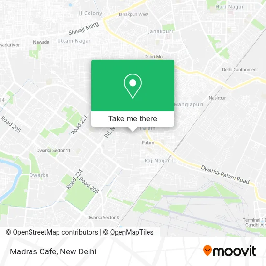 Madras Cafe map