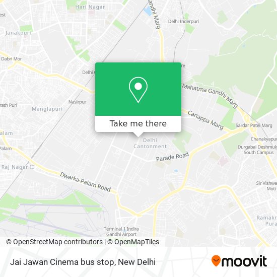 Jai Jawan Cinema bus stop map