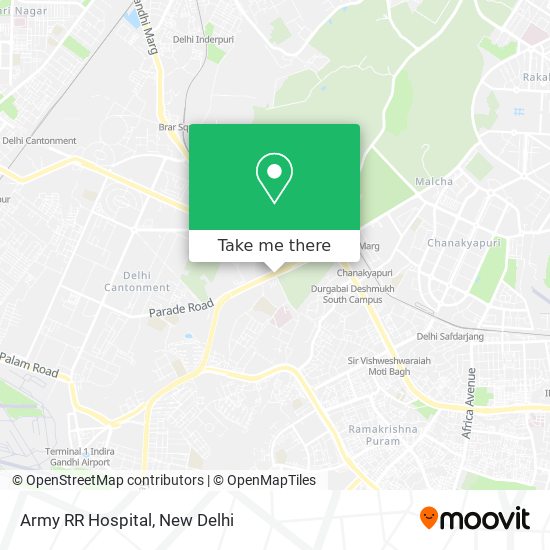 Army RR Hospital map