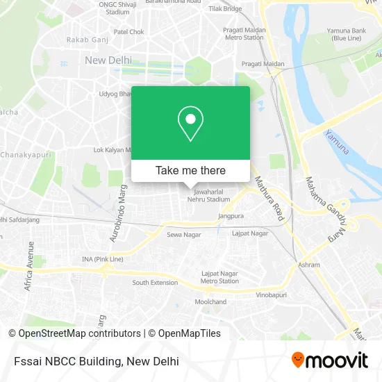 Fssai NBCC Building map