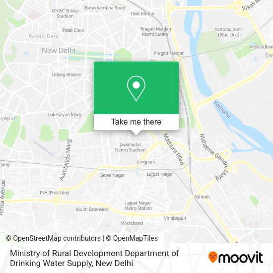 Ministry of Rural Development Department of Drinking Water Supply map