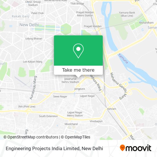 Engineering Projects India Limited map
