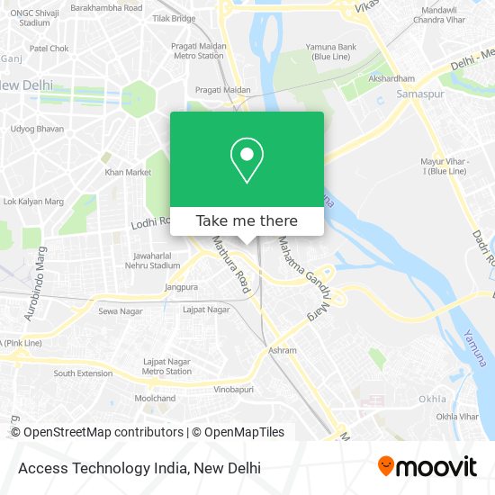 Access Technology India map