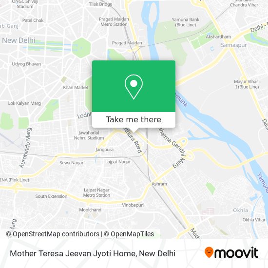 Mother Teresa Jeevan Jyoti Home map