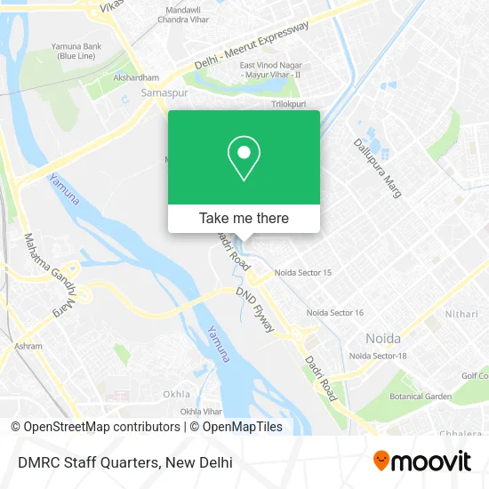 DMRC Staff Quarters map