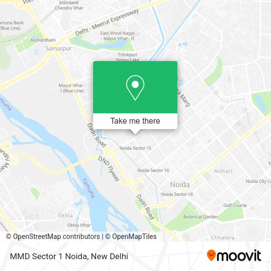 MMD Sector 1 Noida map