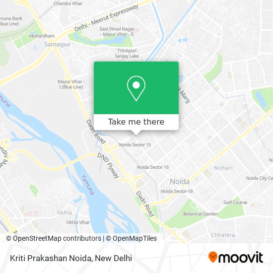 Kriti Prakashan Noida map