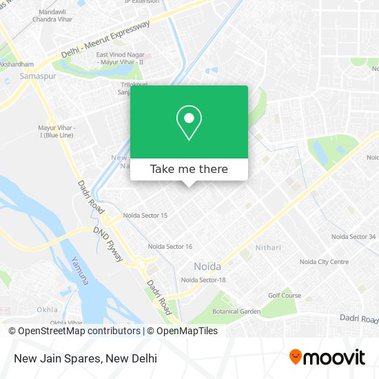 New Jain Spares map