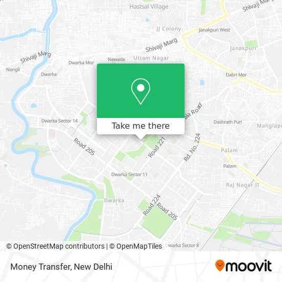 Money Transfer map