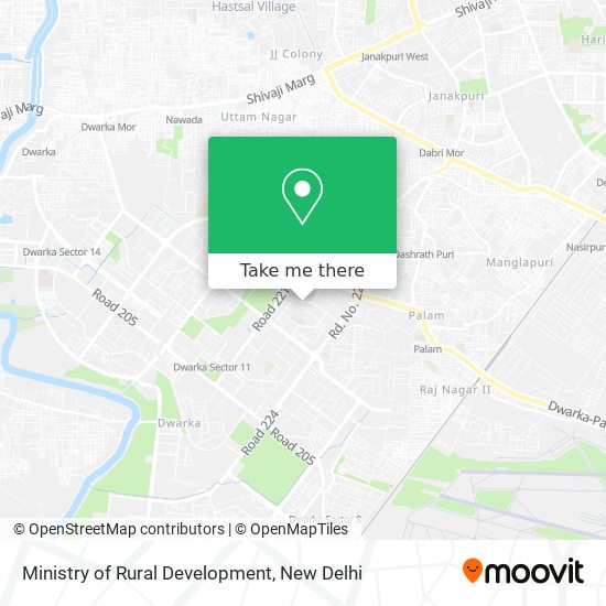 Ministry of Rural Development map