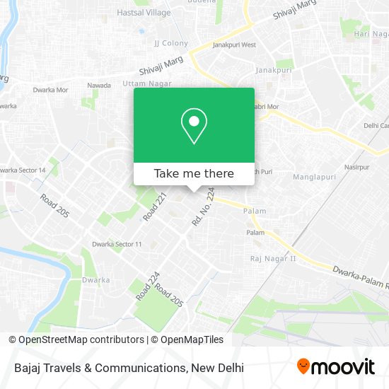 Bajaj Travels & Communications map