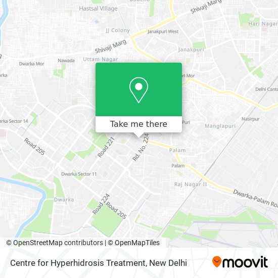 Centre for Hyperhidrosis Treatment map