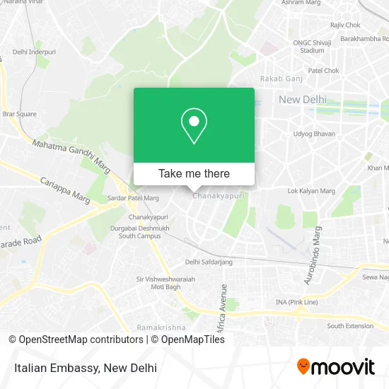 Italian Embassy map