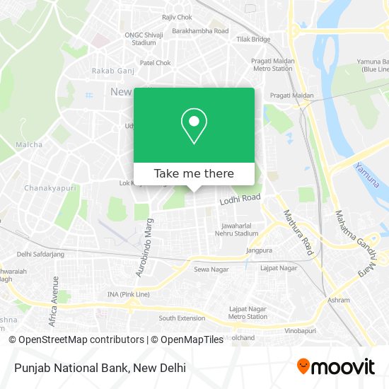 Punjab National Bank map