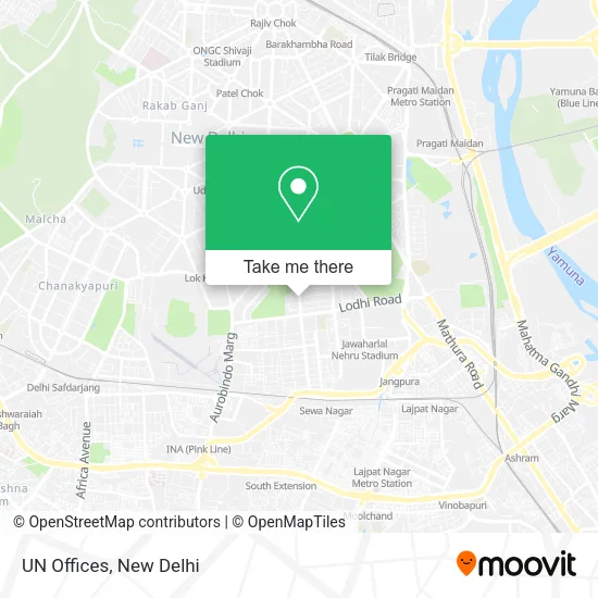 UN Offices map