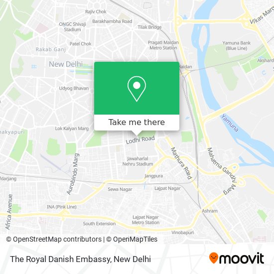 The Royal Danish Embassy map
