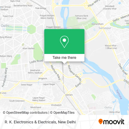 R. K. Electronics & Electricals map