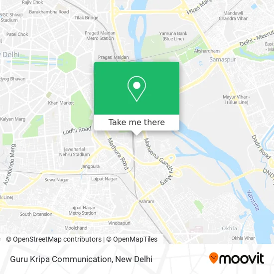 Guru Kripa Communication map