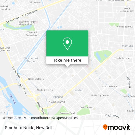 Star Auto Noida map