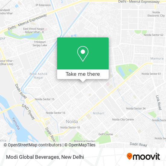 Modi Global Beverages map