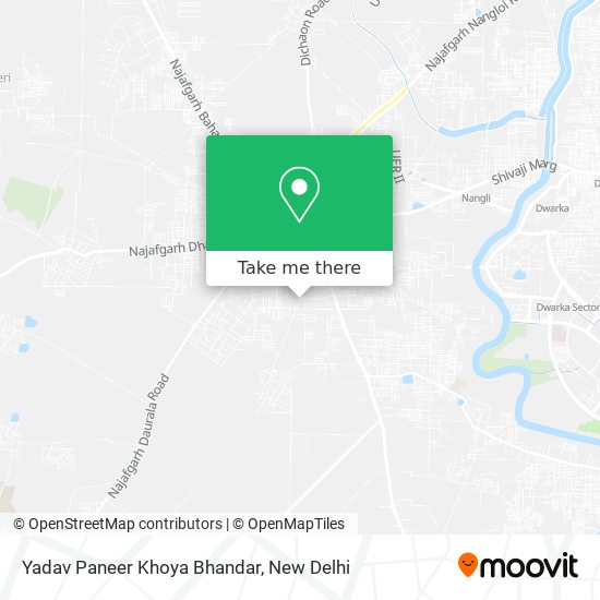 Yadav Paneer Khoya Bhandar map