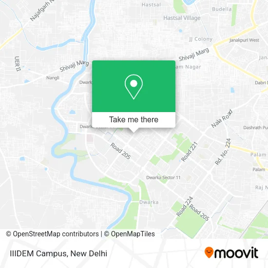 IIIDEM Campus map