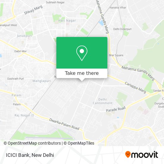 ICICI Bank map