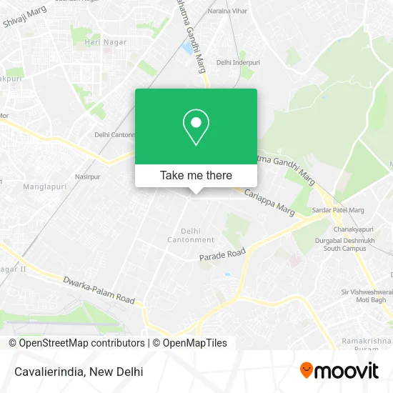Cavalierindia map