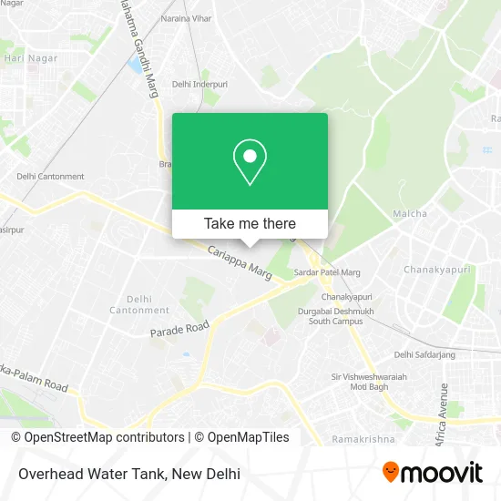 Overhead Water Tank map