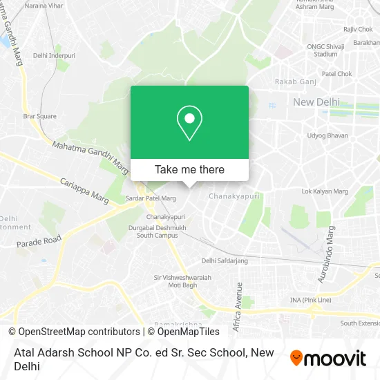 Atal Adarsh School NP Co. ed Sr. Sec School map