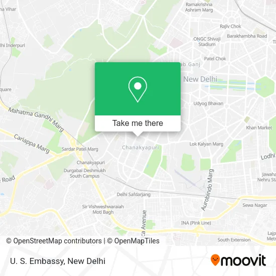 U. S. Embassy map